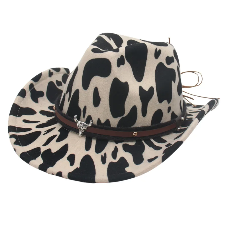 

Head Outdoor Grassland Riding European And American Handsome Jazz Wind Wool Felt Hat Curling Top Hat Men And Women