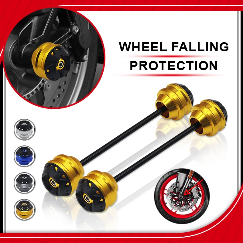 gsxs1000 Wheel Protector For GSXS950 GSXS1000 GSXS1000F GSXS1000S 2015-2026 Motorcycle Front & Rear Wheel Crash Slider Wheel Cap