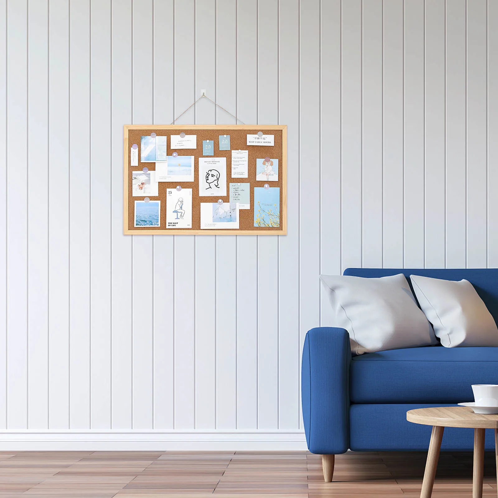 1 Set Soft Cork Wall Panel Decorative Bulletin Board For Home Office Wall Notice Display Corkboard For Photo Reminder Message