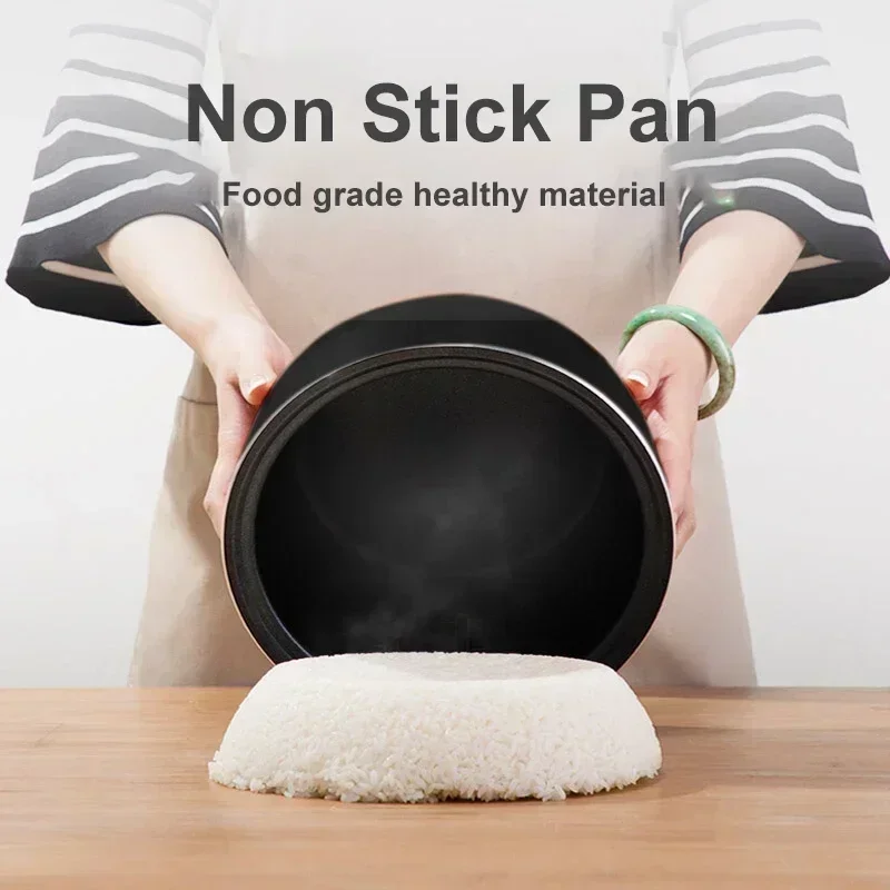 Новая многофункциональная электрическая рисоварка объемом 5 л с антипригарным покрытием для дома, небольшая кухонная машина для приготовления каши и супа