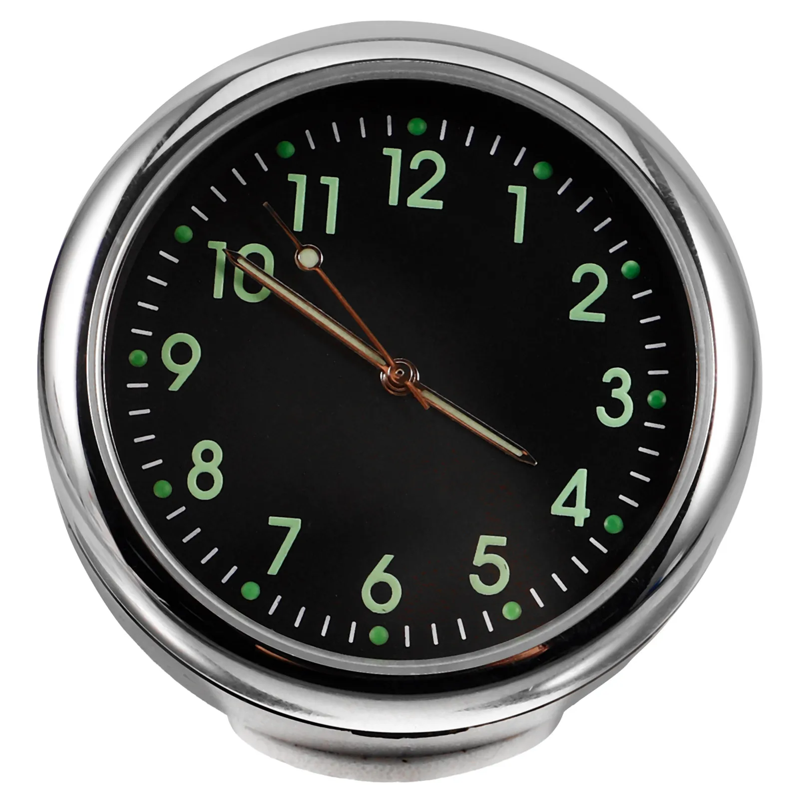 Auto Dashboard Clock Mini Car Clock with Night Glow Quartz Mechanism Clear Time Reading Stick on Car Interior Decoration