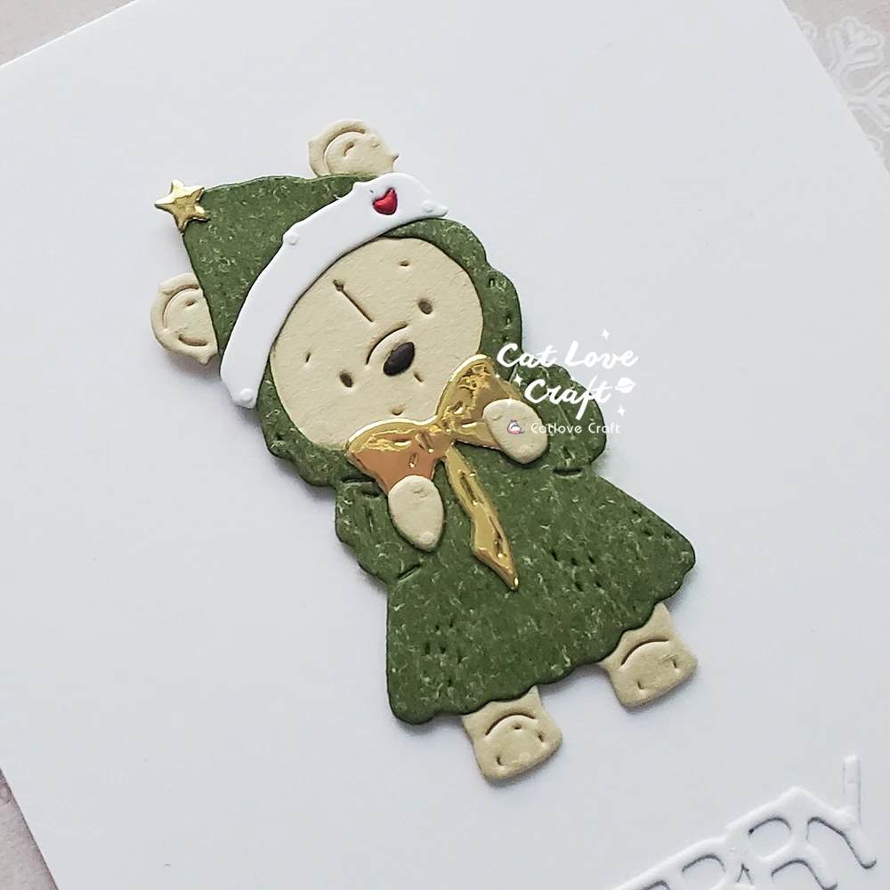 Catlove Niedliche Weihnachtstiere Metall-Stanzformen Scrapbooking-Schablone Stanzwerkzeug für Kartenherstellung DIY-Handwerk Prägung Neue Stanzformen – Detail 26