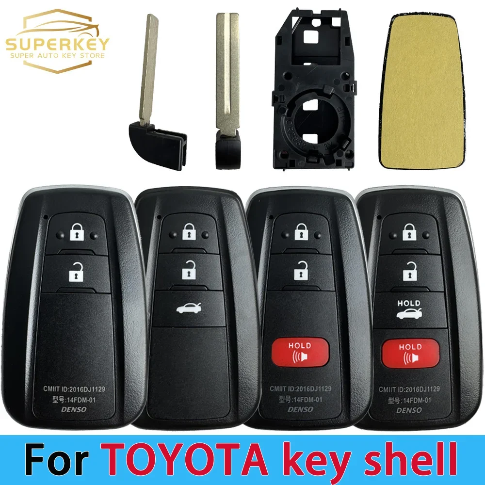 

SUPERKEY 8990H-12010 для Toyota Prius Camry Corolla C-HR CHR RAV4 Prado RAV4 Land Cruiser, чехол для автомобильных ключей, чехол