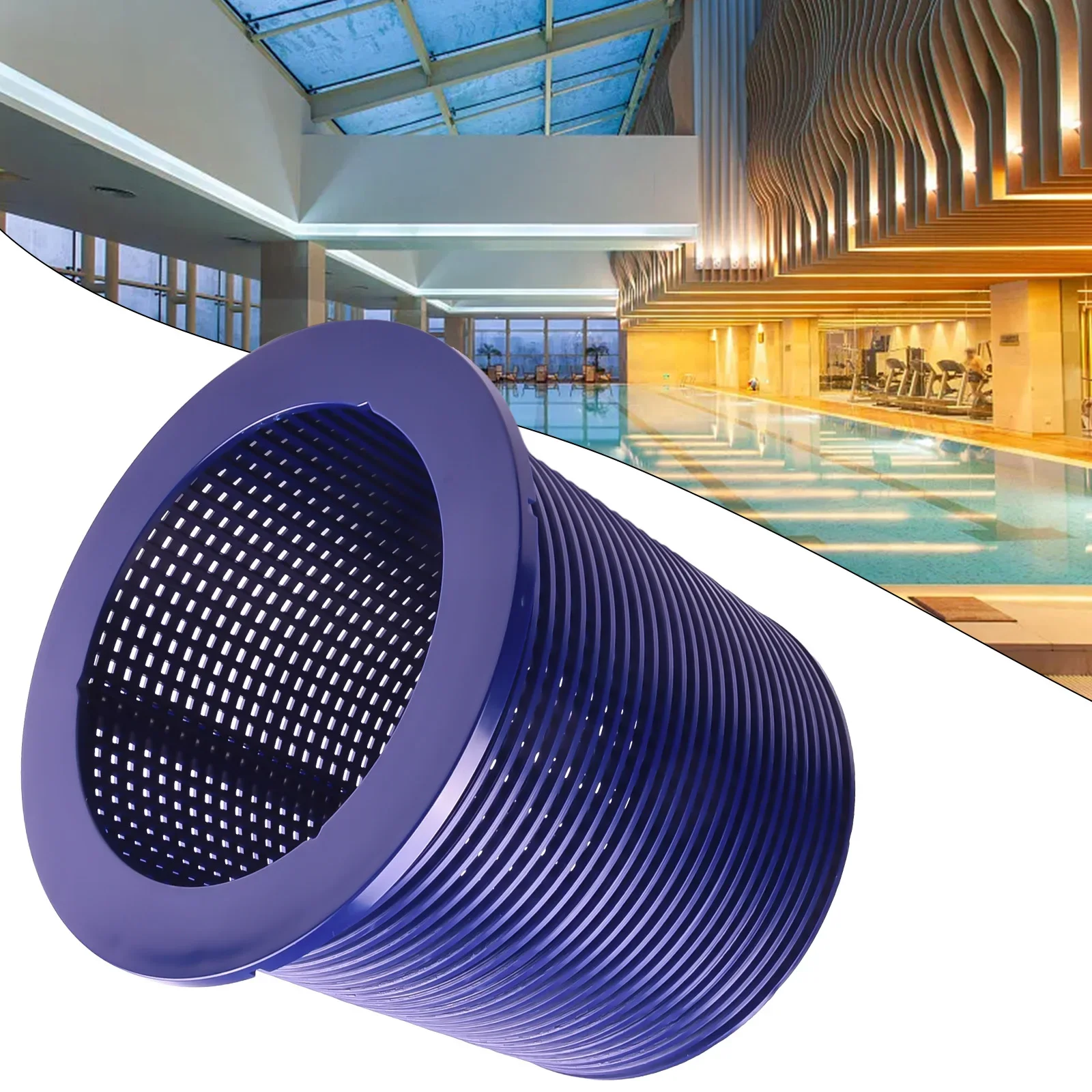 Pool Skimmer Basket Blue Plastic Pool Skimmer Basket R38013A B-37 Replacement For Pentair 850001 Debris Filter Cleaner Swimming