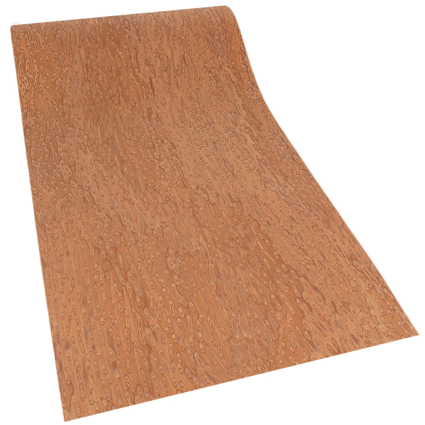 58x250cm Reconstituted Brown Cat Eye, Restoration of Furniture, Tabletops and Wall, Engineered Burl Wood Veneer Sheet Roll