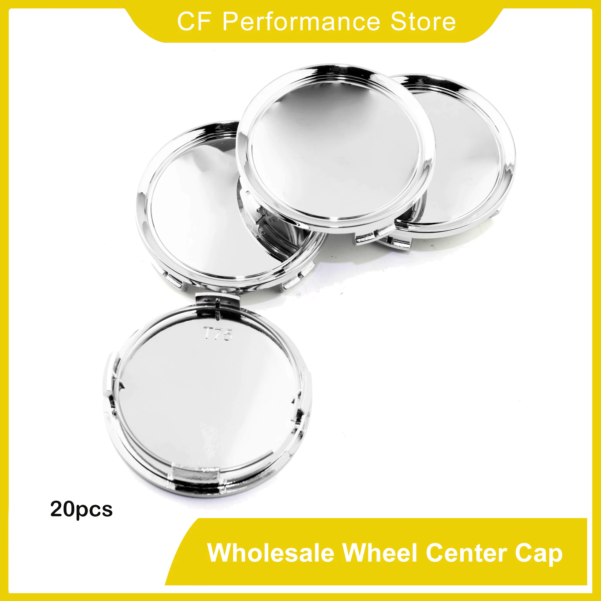 20pcs 74mm 70mm Car Wheel Center Hub Caps For Rim Cover Auto Alloy Refit Dust-proof  No Logo Styling Hubcap Accessories