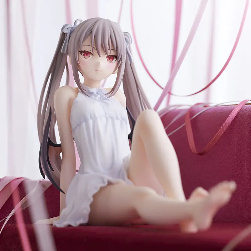 

Anime Little Devil Girl Sitting Pose Figure Original Painting Model Anime Girl Doll Ornament For Car Case Room Decor Collectible