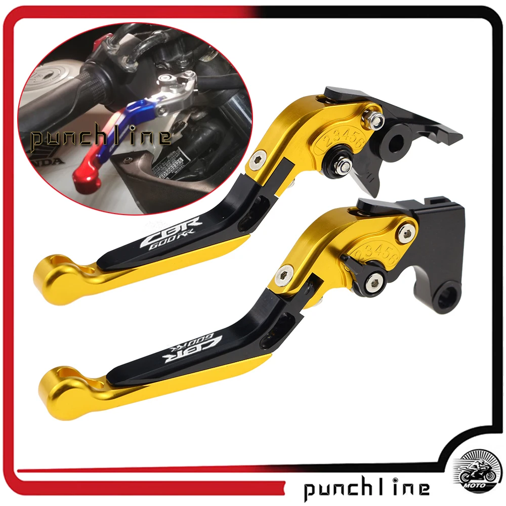 

Fit CBR600RR 2003-2006 Clutch Levers For CBR 600RR CBR 600 RR Folding Extendable Brake Handles