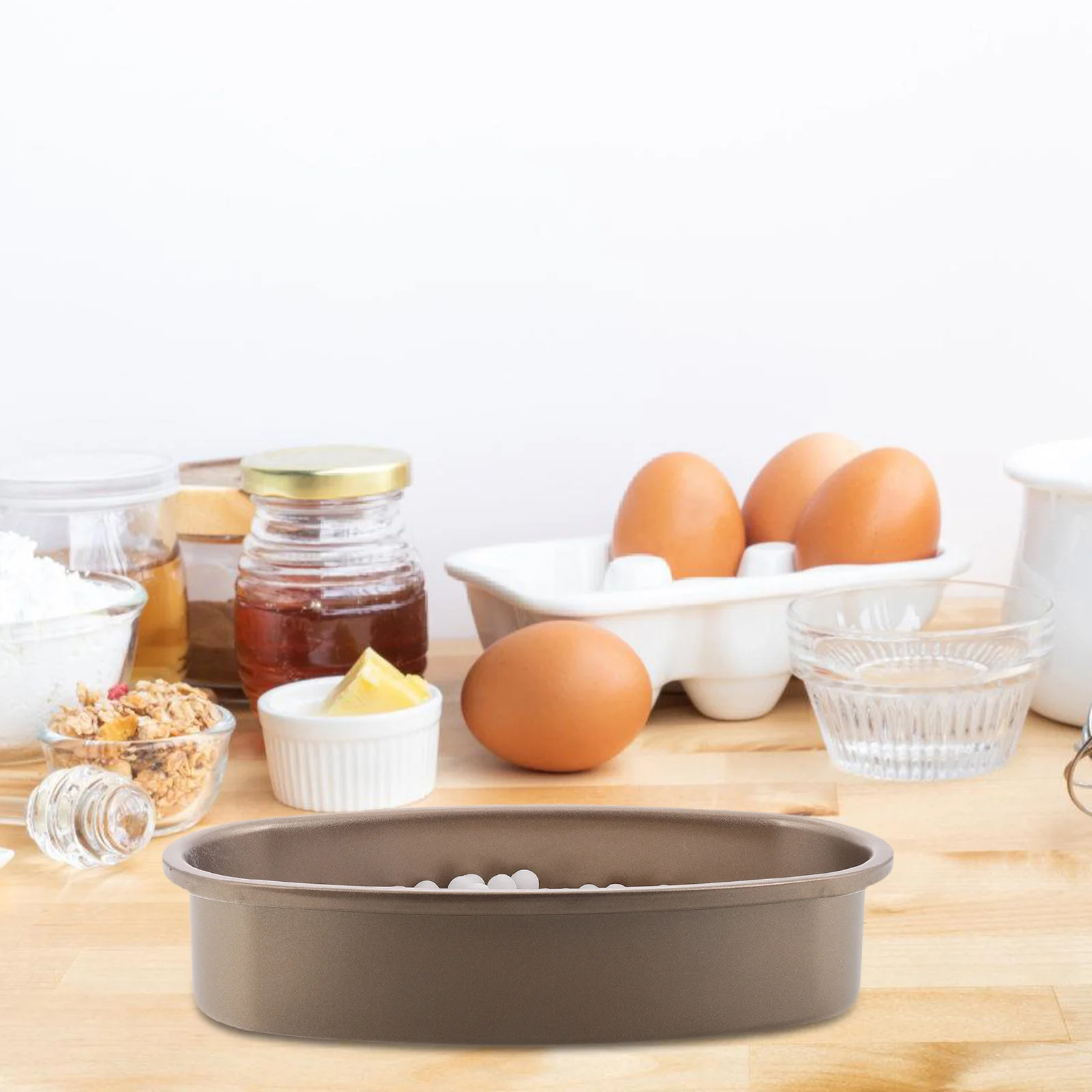 

Набор из 1 камня для выпечки в духовке: керамические утяжелители для пирогов, многоразовые защитные элементы для коржей, для хлеба, пиццы, тартов, для домашнего использования