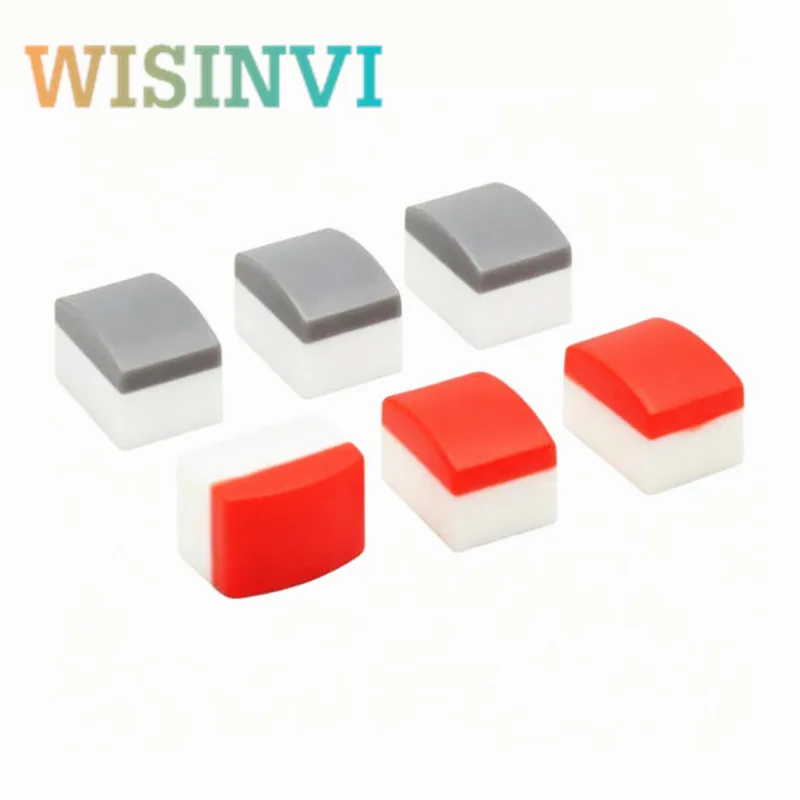 10pcs 11.5×8.5×8mm Keycap 3.2×3.2mm Square Hole Button Cap For 6*6 Tactile Switch Audio Mixer Control Panel Tact Push Switch cap