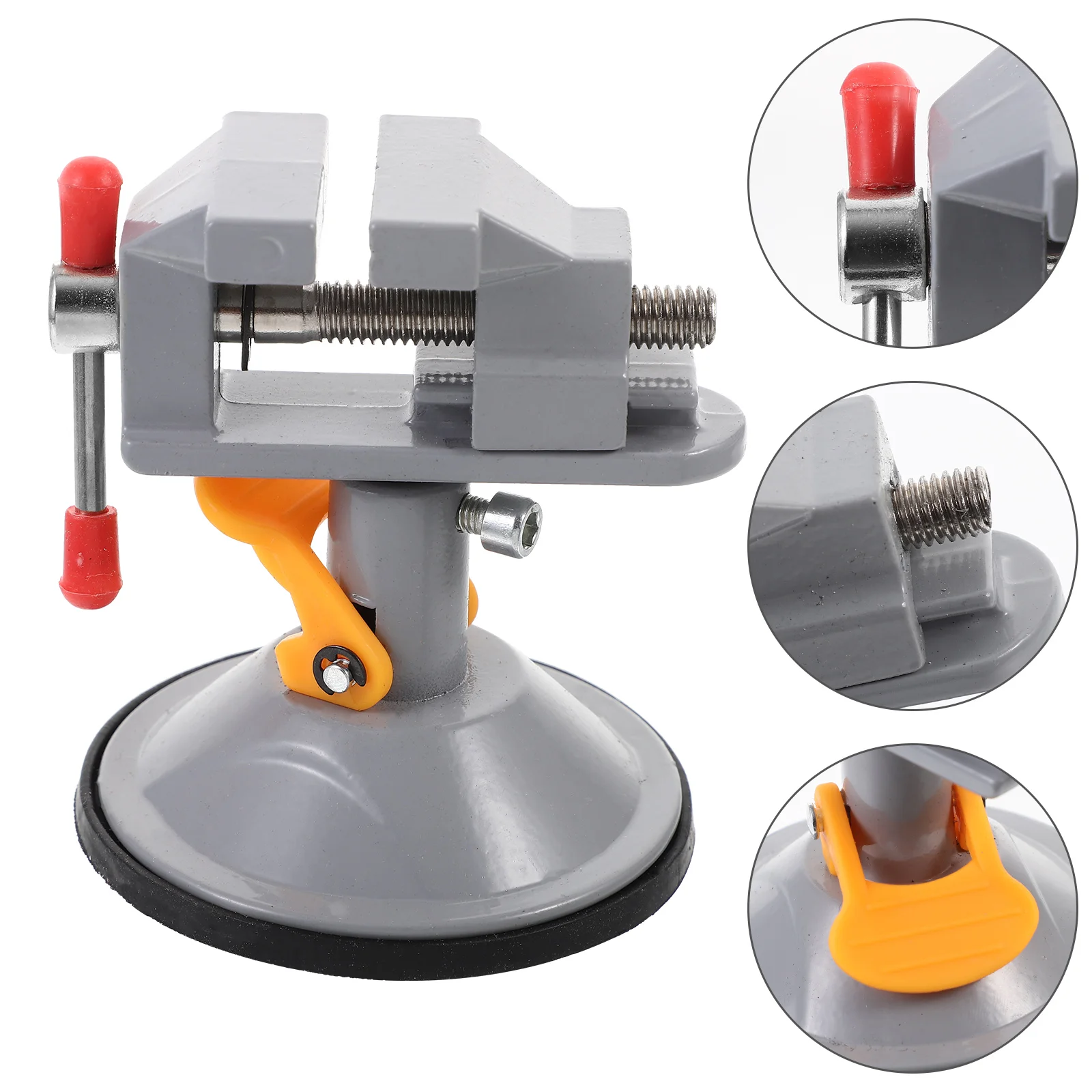 Suction Cup Mini Vise Woodworking Welding Table Clamps Bench Portable Tool Drill Press Metal