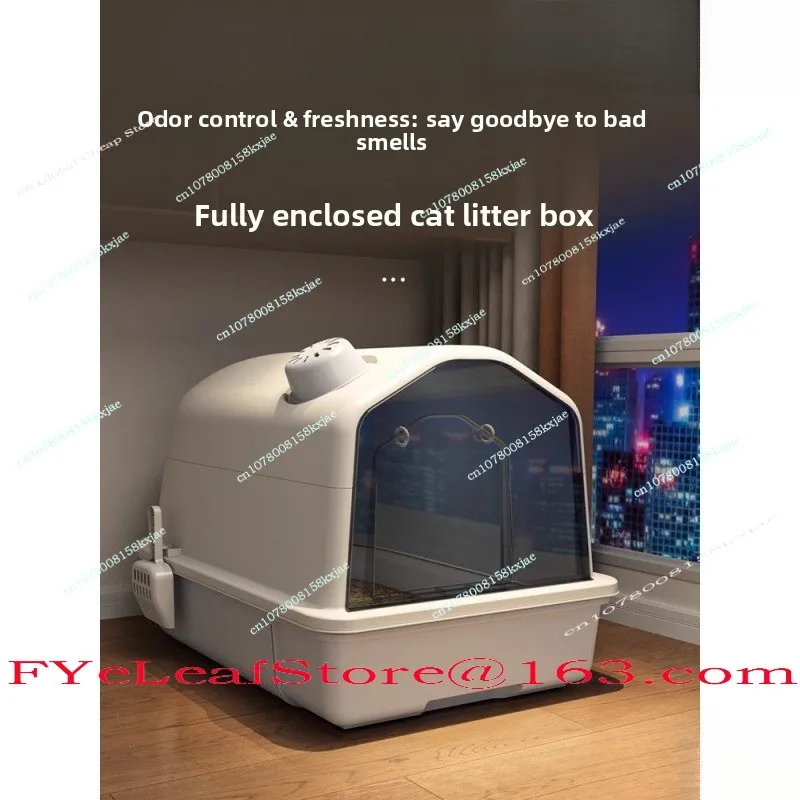 Fully Enclosed Deodorant and Deodorant Number Cat Toilet Splash Cat Litter Box Extra Large