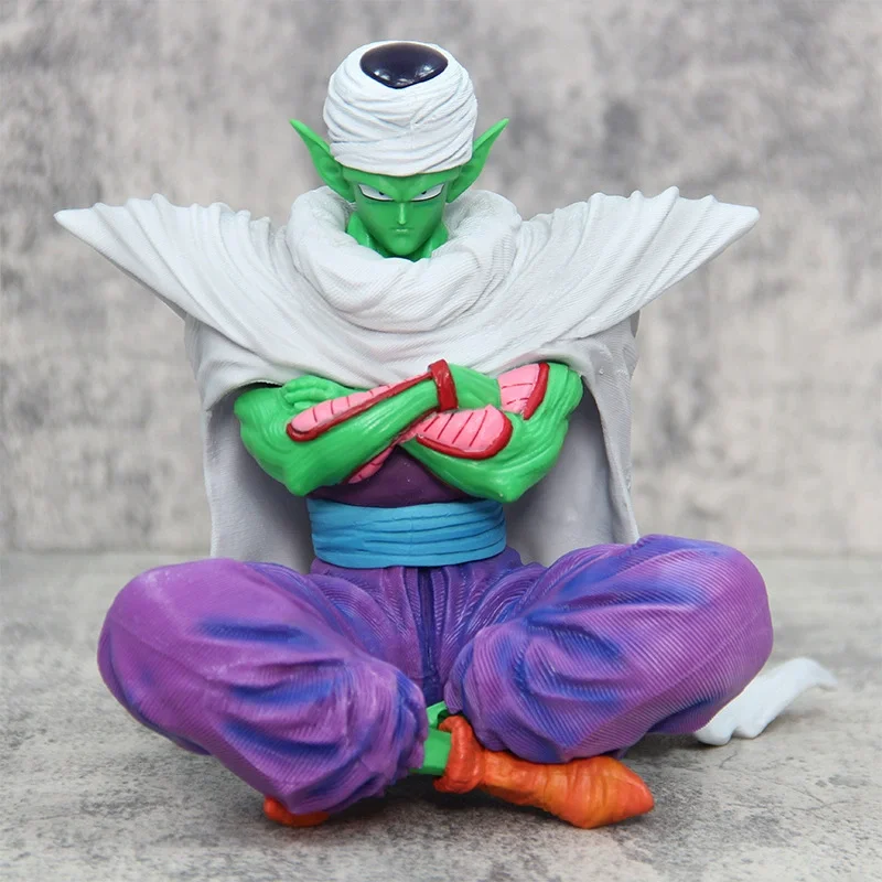 

15cm Dragon Ball Seated Cape Piccolo – Planet Namecc Edition Anime Figure Model Statue Collection Desktop Decoration Ornament
