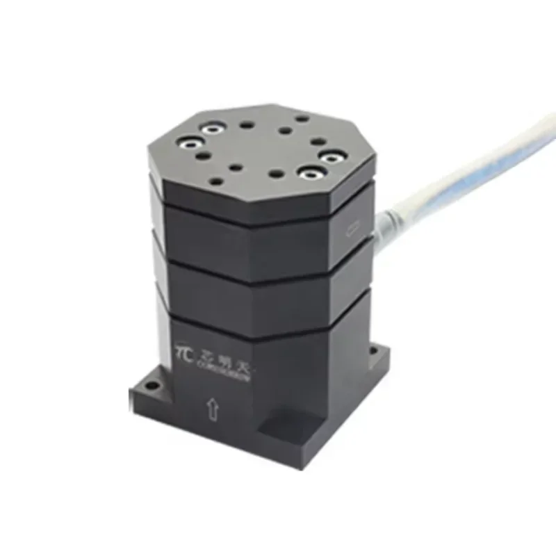 Small Size 1 To 6 Ways Piezo Linear Stage Driven By Piezo Actuator For Nanometer Cutting Platform Piezo Nanopositioning Stage