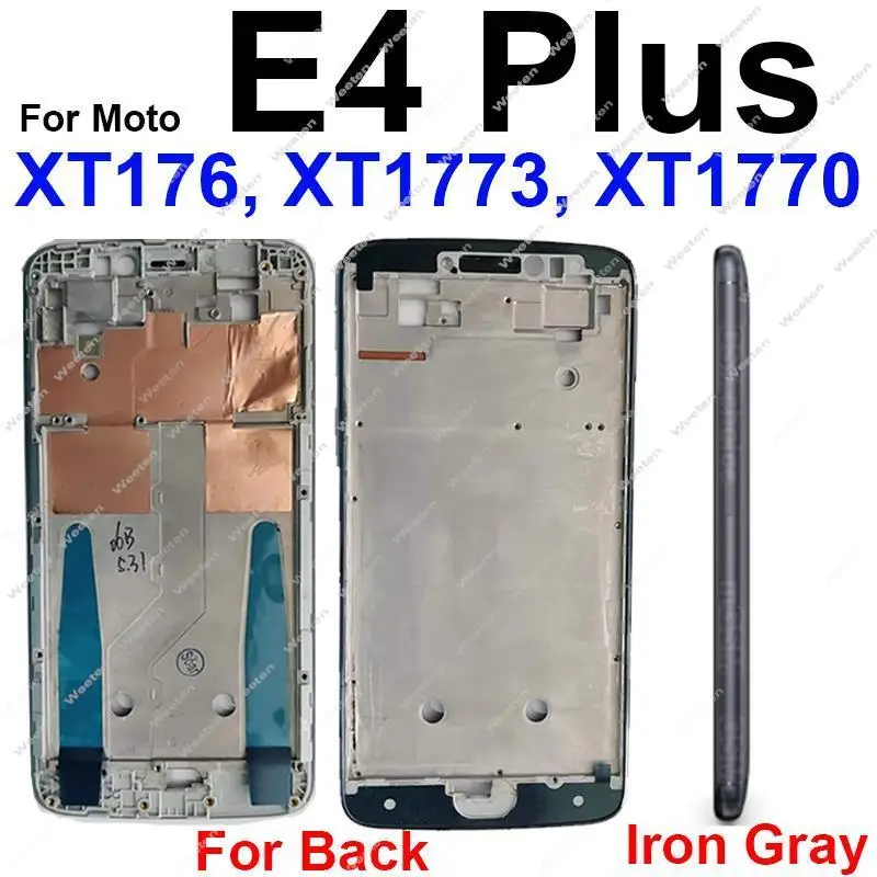 Middle Frame For Motorola Moto E3 E4 Plus E5 Play E5 Plus E5 Play Go Middle Housing Bezel Plate Cover Case Replacement Parts