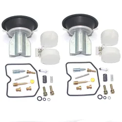 2Set Voor KLE500 1991-2005 Kle 500 Motorfiets Carburateur Reparatie Kit Plunger Diafragma Onderdelen