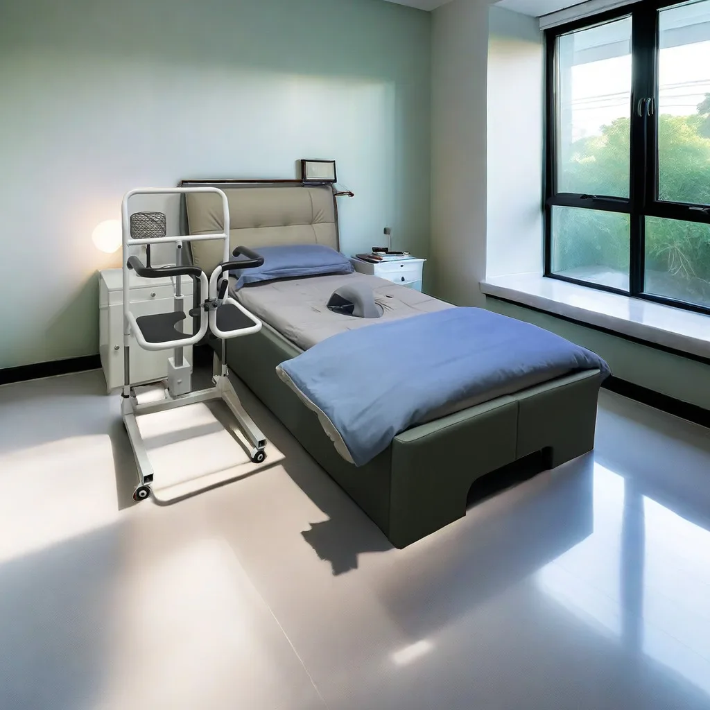 سرير رعاية منزلي قابل للتعديل بإصدار فاخر مع مراقبة تلقائية ووظائف الخراطة لكبار السن وكراسي الفراش