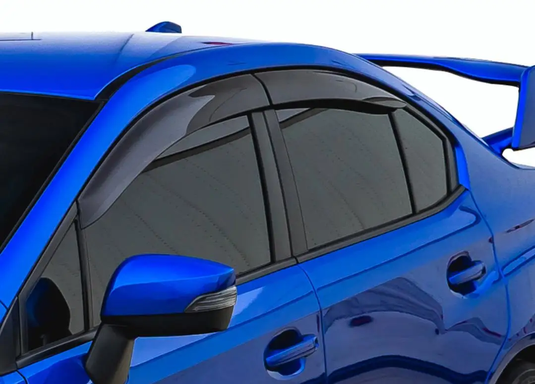 Acrylic PMMA Car Window Deflector Weather Shields Visor Rain Eyebrow Shelter fits Subaru Impreza WRX STI 11 VAB/VAG/S4 2015-2020