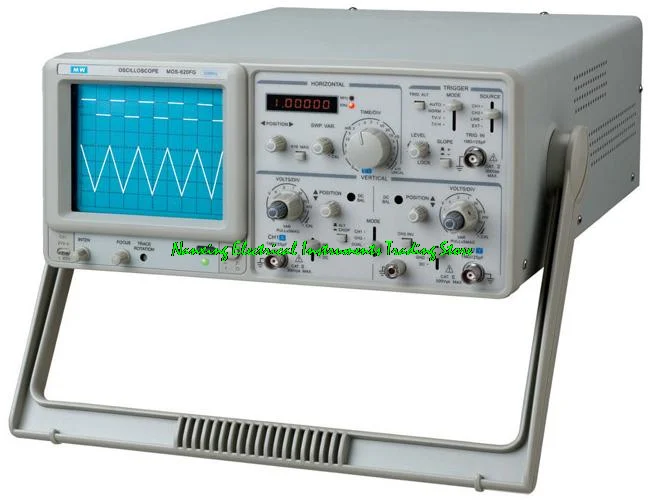 MW MOS-620FG /MOS-640FG /MOS-650FG dual Channel 20MHz/40MHz/50MHz Analog Oscilloscope with frequency counter frequency meter