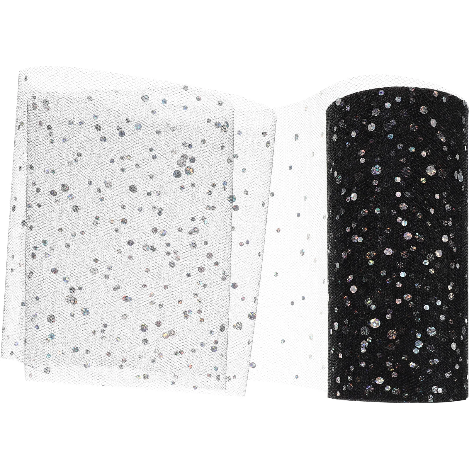 

1 рулон блестящей тюлевой ткани, яркая сетчатая сетка, гладкая поверхность, тюлевая лента «сделай сам», украшение для свадебной вечеринки, лента для упаковки подарков