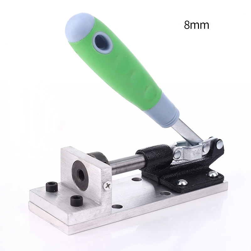 8mm/15mm Manual Edge Banding Punching Hole Machine Edge Bander Hole Guide Woodworking Edge Banding Leather Hole Punch Tool