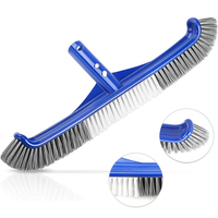 Reinforced Pool Brush Head for Inground Pools & above-Ground Pools, Durable Pool Scrub Brush Fit Standard Pool Pole
