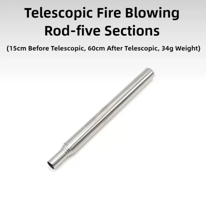 Outdoor Gear Pocket Bellow Collapsible Blow Fire Tube Mouth Blowpipe Telescopic Blowing Tube Campfire Tool For Picnic Cooking