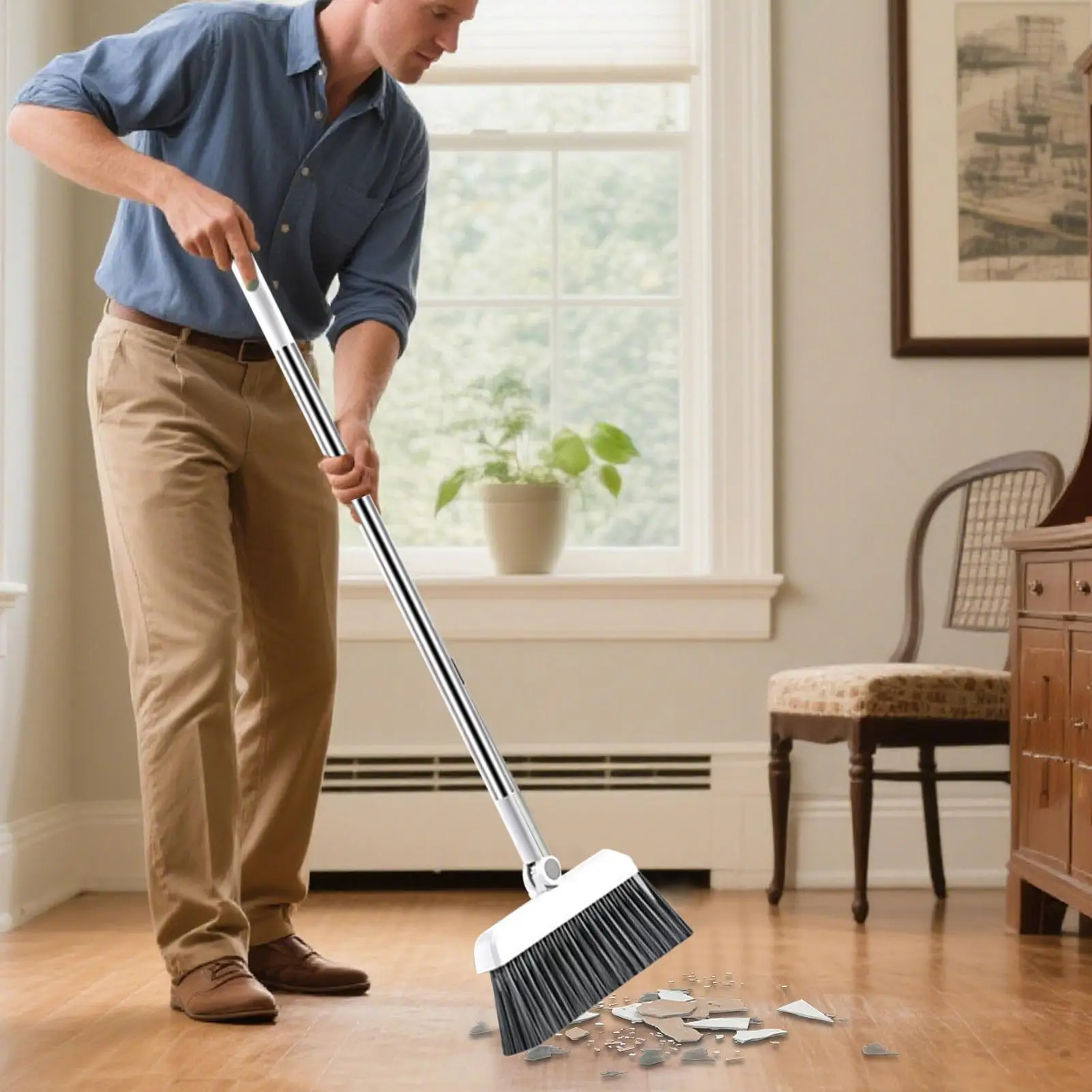 

Набор метлы и совков, 3-х предметный инструмент для чистки, тряпки, гаджеты, набор метлы и совков для дома, кухни, квартиры, помещения