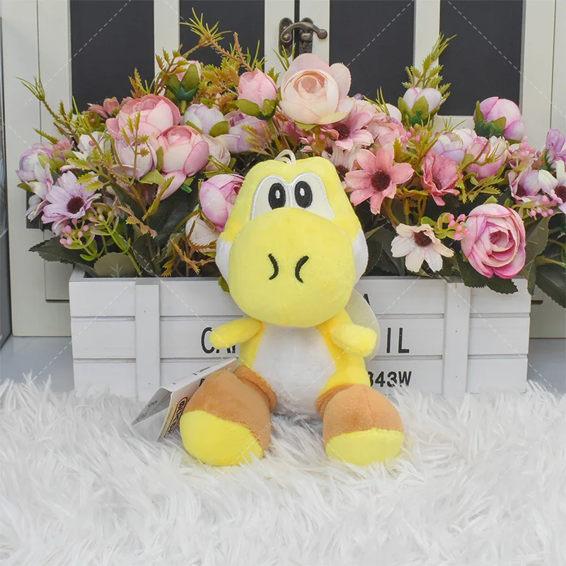 10 Styles Plush Toy 15CM Yoshi Colours Yellow Purple Red Yoshi Cute Soft Stuffed Plush Dolls for Children Christmas Gift