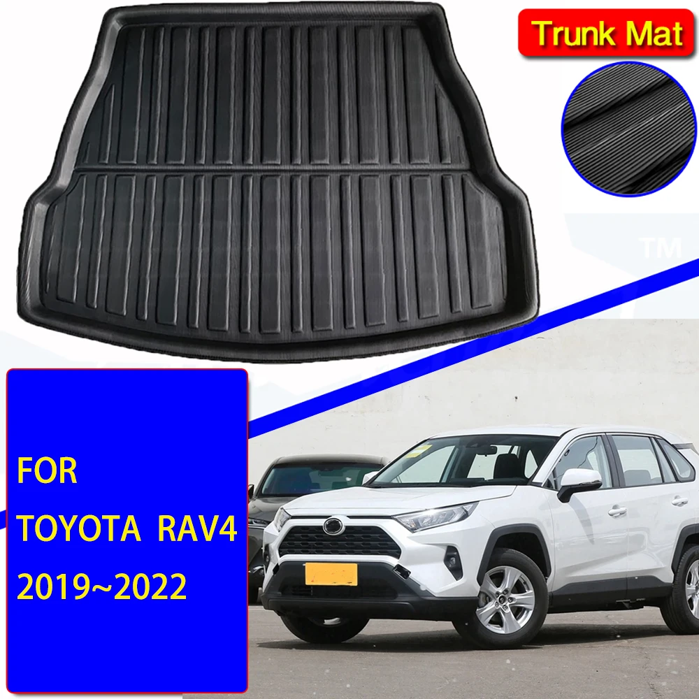 

For Toyota RAV4 2019~2022 XA50 Rear Cargo Liner Boot Tray Trunk Mat Luggage FLoor Carpet Tray Waterproof All Weather