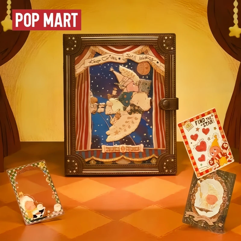 

New Hot Selling Genuine Popmart Star Person Double Sided Storage Card Series Collection Card Book Blind Box Toy Collection Gifts