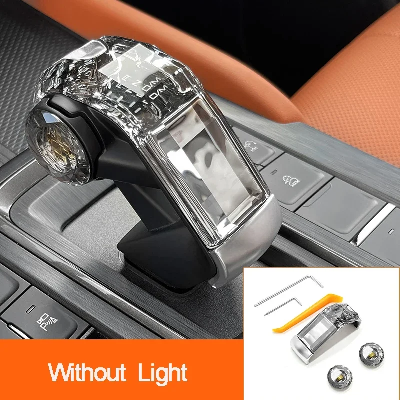 

For H9 Haval 2024 2025 Crystal Gear Head Gear Handle With Light Decorative Central Control Interior Gear Rod Accessories Parts