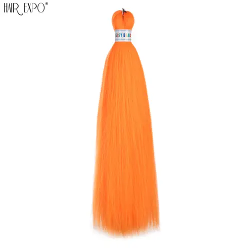 26Inch Easy Braids Hair Synthetic Colourful Pre Stretched Braiding Hair Extensions Jumbo Braids Ombre Yaki Long Straight Hair - Image 19