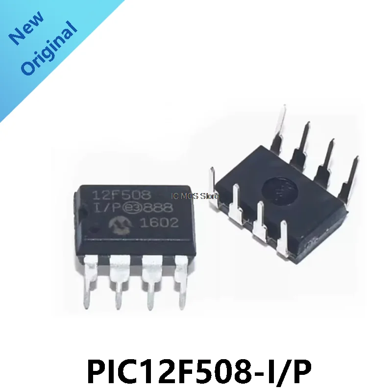 

10PCS/LOT PIC12F508-I/P DIP8 12F508 100% New Original In Stock
