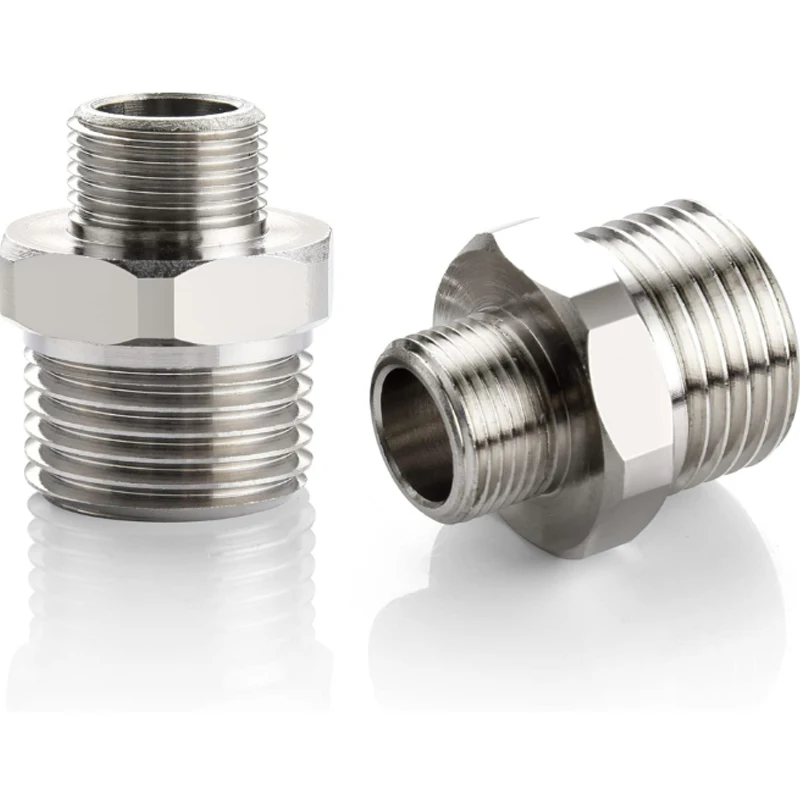 Bathroom G1/2 Reducing Water Supply Pipe Adapter  Durable Compressed Brass Pipe Joint Water Pipe Connector Accessories