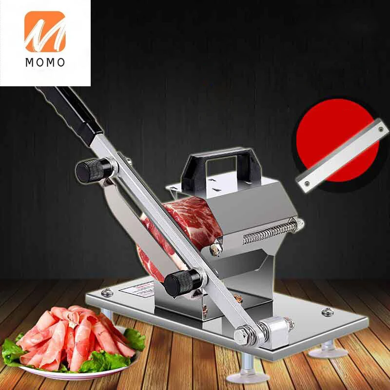 Fresh frozen Beef Jerky Slicer flake Pork Meat Mutton Cutting Slicing Machine