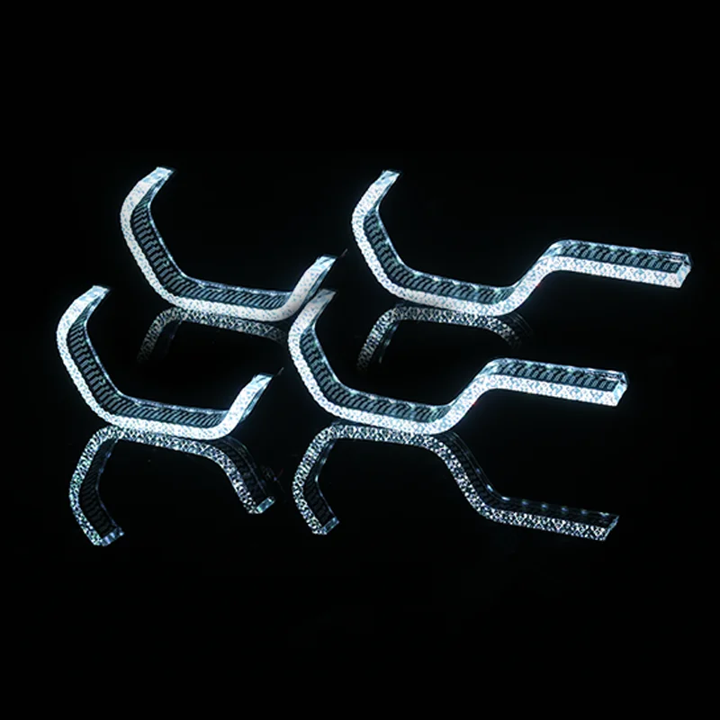 SANVI 4pcs RGB Dual Colors LED Angel Eyes for BMW 3Series F30 F31 F35 2016-2019 Model M3 M4 Style Daytime Running Lights Parts