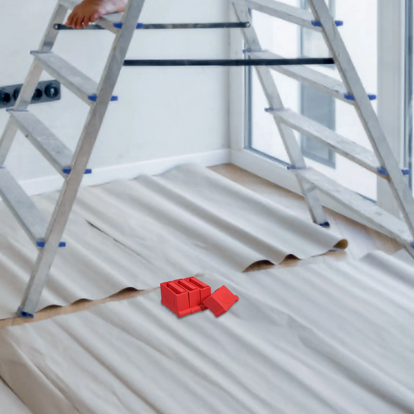 

Комплект из 4 резиновых накладок для ножек лестницы, противоскользящие стабилизаторы для лестниц, универсальные, для домашнего и строительного использования, улучшенная опора, повышенная безопасность