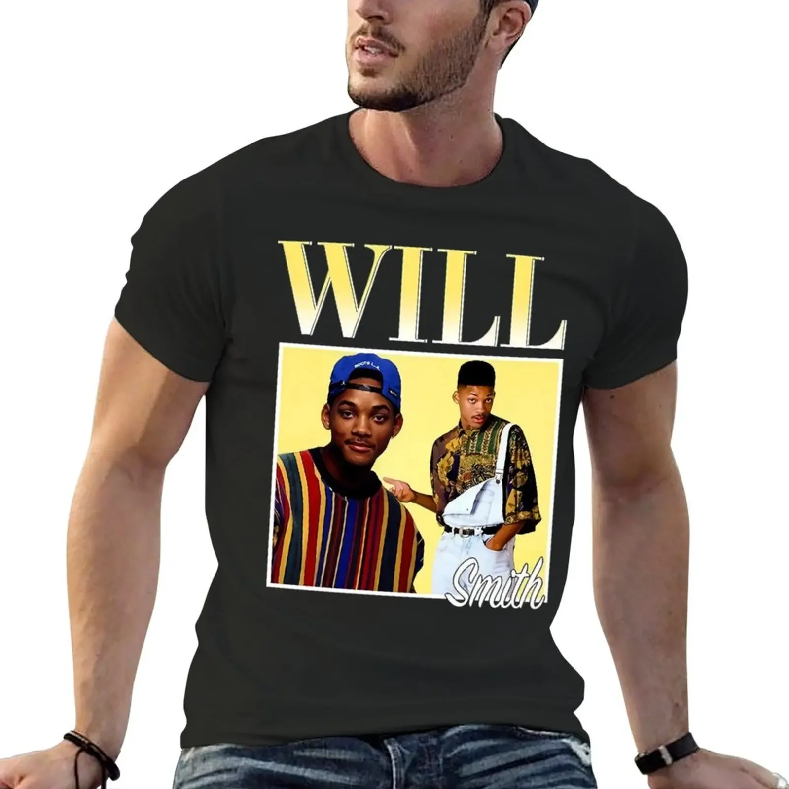 

Will-Smith-The-Fresh-Prince-Of-Bel-Air,-Will-Smith-Actor,-Will-Smith-,-Will-Smith-shirt T-Shirt sports fans cotton t shirt men