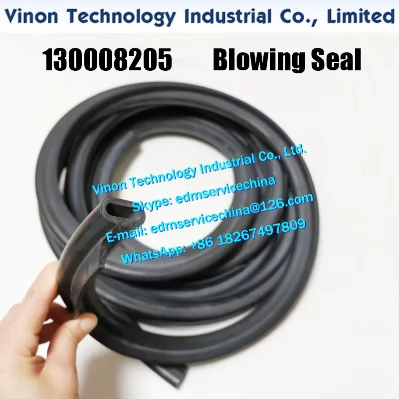 130008205 Charmill es FO550 gebruik opblaasbare afdichting L=3792mm, EDM blaasafdichting 130.00.8205. 130008212 Ruitenwisserafdichting L=620MM FO550