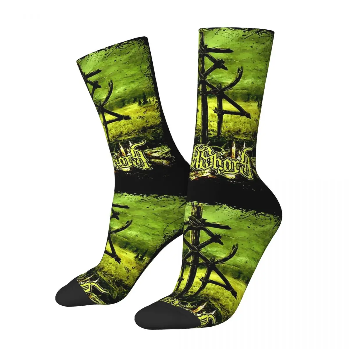 Rock Band Logo Lorna Shore Album Cover 2 Men Women Socks Outdoor Novelty Spring Summer Autumn Winter Stockings Gift