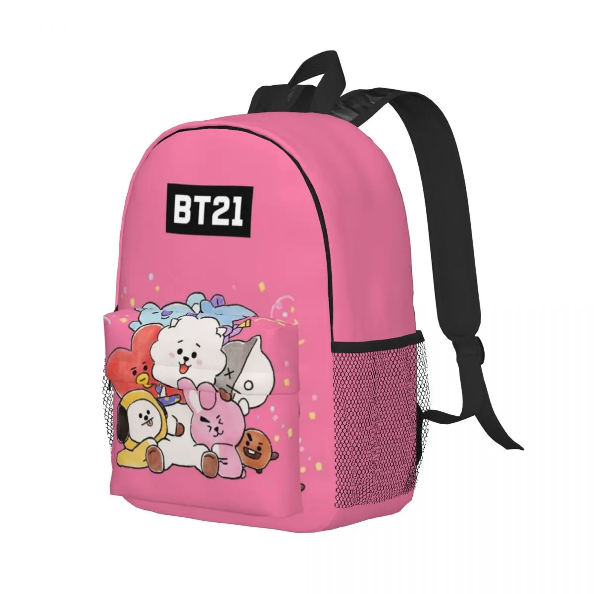 BTS21 Durable 15-Inch Backpack - Ergonomic Lightweight Design for Comfort and Convenience