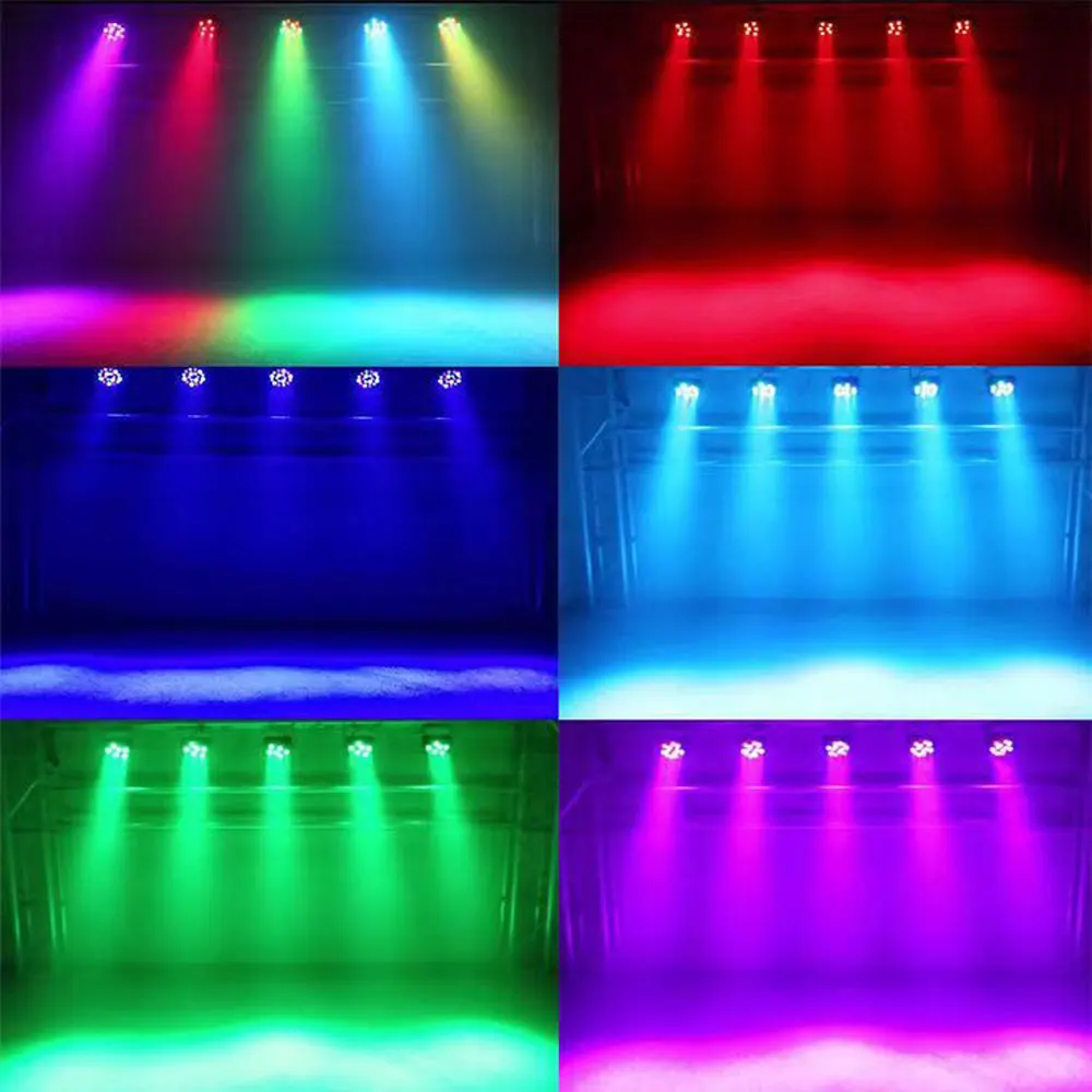 Par Led for Disco Party Strobe Light Dmx 512 Stage Lighting Nightclub Karaoke DJ Sound Lights Music Club Bar Game Stroboscopes