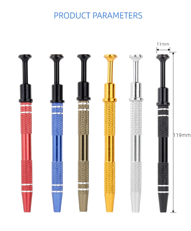 IC Extractor Anti-Skid Chip Pickup Suck Pen BGA Electronic Component Puller Tool scheda madre Circurt Extractor con quattro artigli