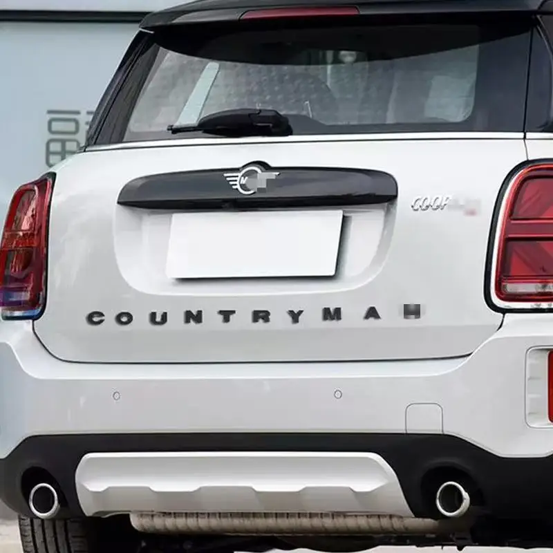 Wysokiej jakości metalowe litery 3D, emblemat, naklejka na tylną klapę bagażnika, logo do Mini Cooper Countryman R55 R60 F60 CLUBMAN