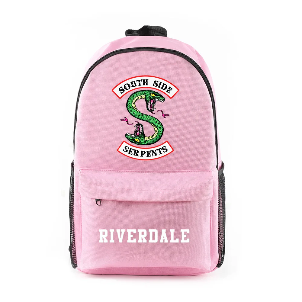 Zaini per notebook di lusso popolari South Side Serpent Riverdale Stagione 5 Borse da scuola Stampa Zaini per laptop impermeabili Oxford