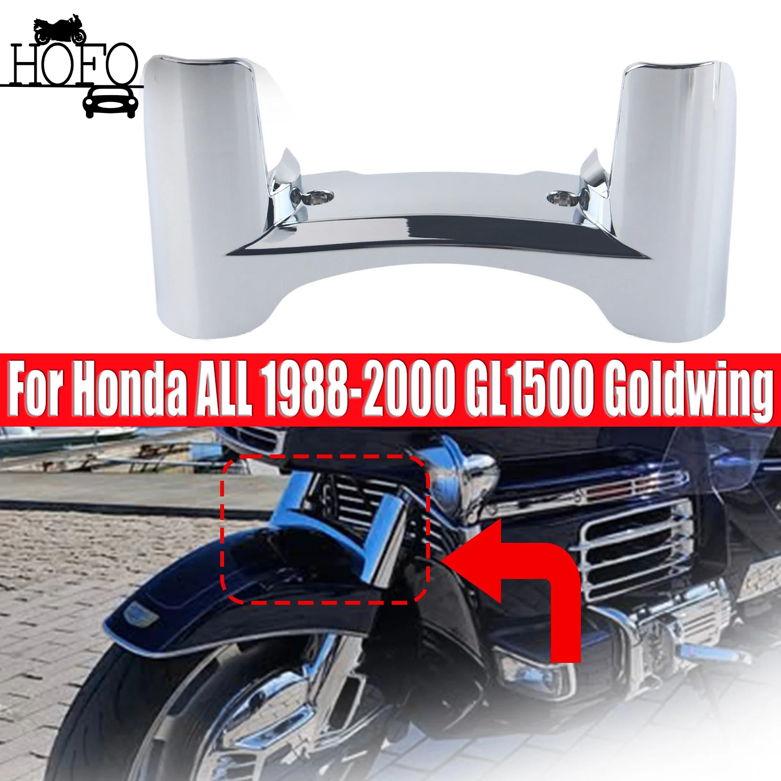 

For Honda ALL 1988-2000 GL1500 Goldwing Front Fork Bridge Cover