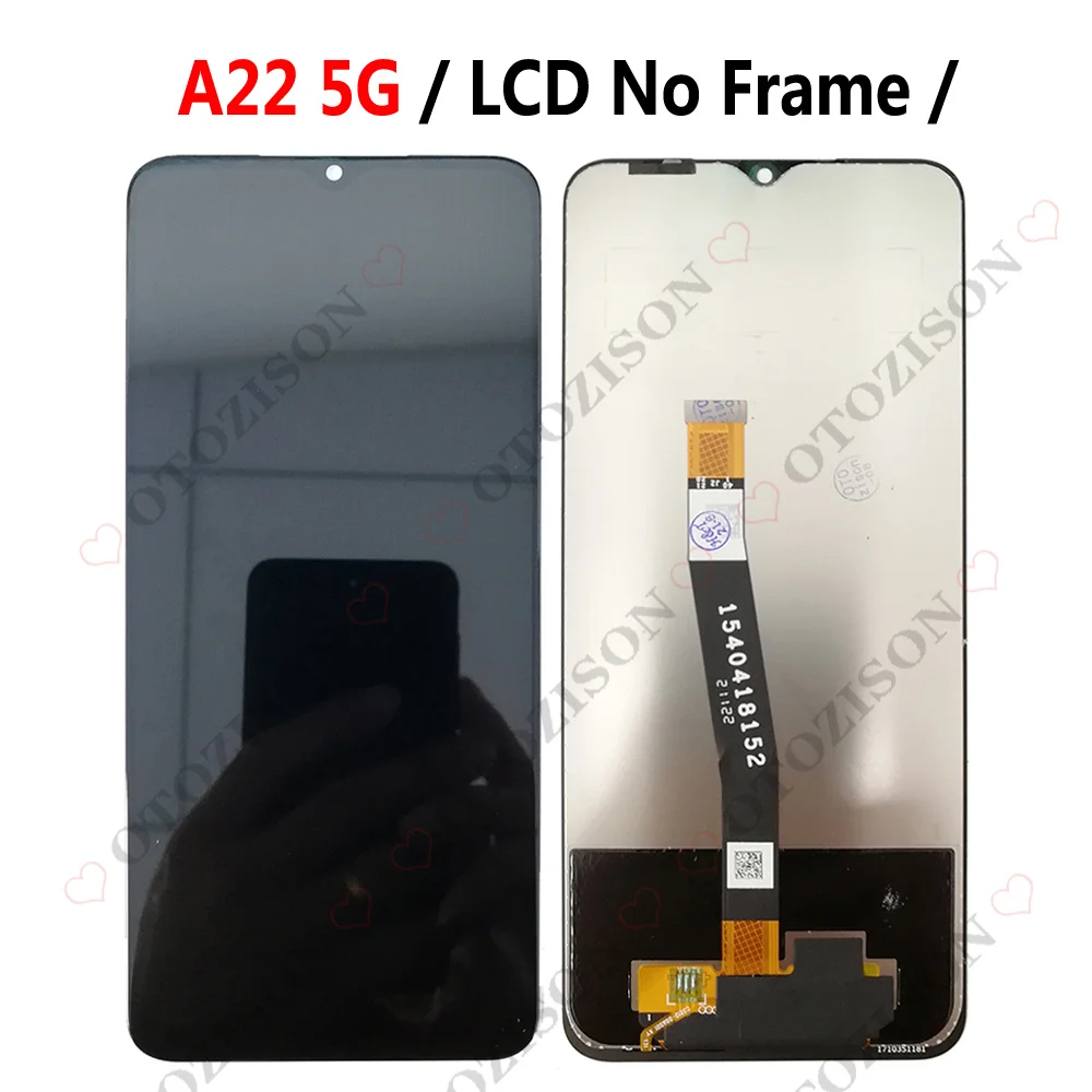 A22 4G A225 Display For Samsung Galaxy A22 5G A226B LCD With Frame A225F A225M Screen Touch Digitizer Assembly A226 Replacement