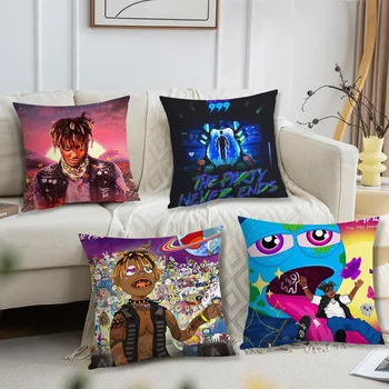 J-juice la fête ne termine jamais W-WRLD taie d'oreiller salon canapé housse de coussin adapté à la décoration de la maison chambre