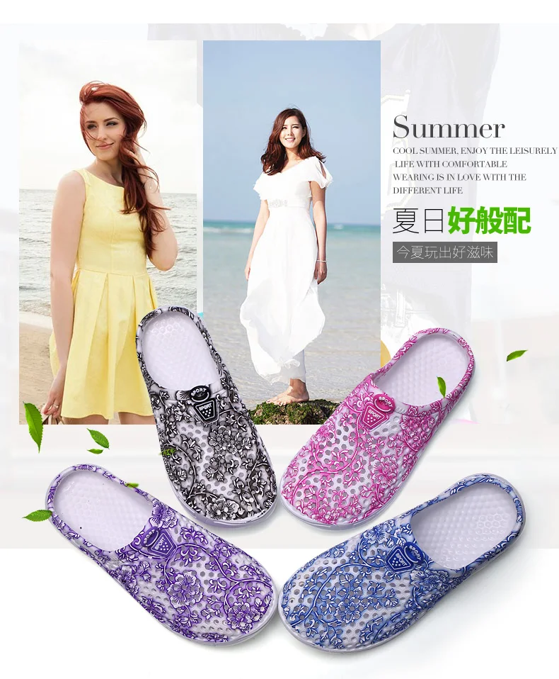 Damen Grüne Peaked Clogs Sommer Slip-On Schuhe Bequemes Atmungsaktives EVA-Material Modisches Schuhwerk – Detail 6